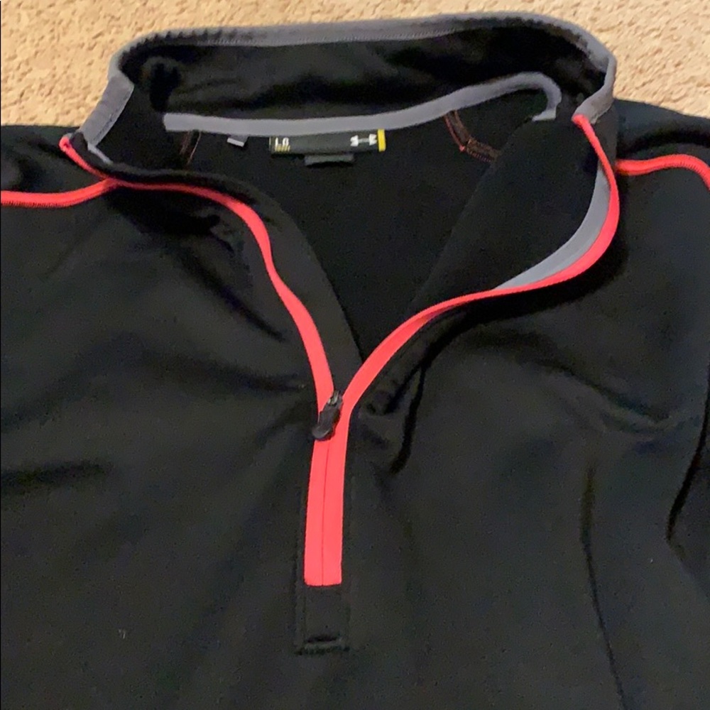 UA half zip sweater.